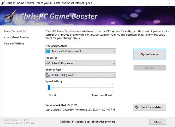 Chris-PC Game Booster full crack download